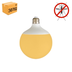 [박스단위 30개입]<br>해충방지용 LED 볼 램프 15W E26