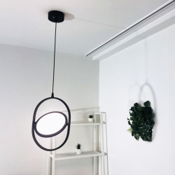 [LED/12W]</BR>쿠론 블랙 1등