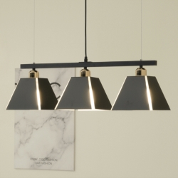 [LAMP타입/E26]</BR>매트 블랙 3등